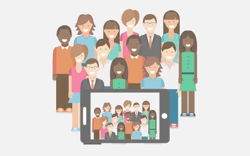 E-Commerce Gruppenfotos auf Social-Media - Ihr Rechtsanwalt für E-Commerce Recht